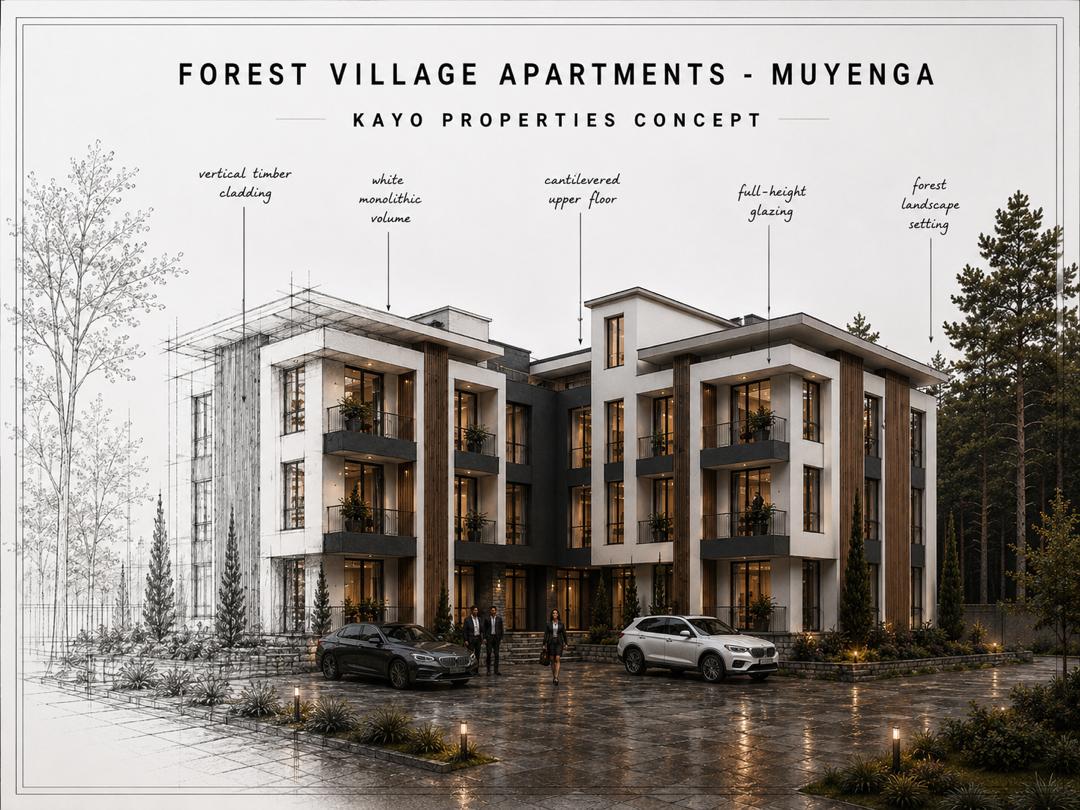 Forest Village Apartments concept, Muyenga