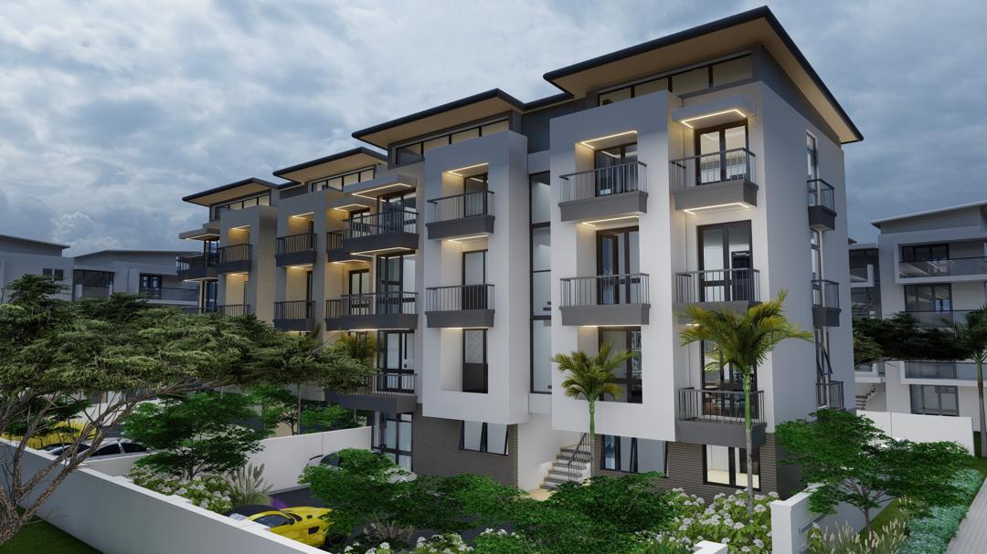 Architectural rendering of the upcoming Kololo residence on Malcolm X Drive