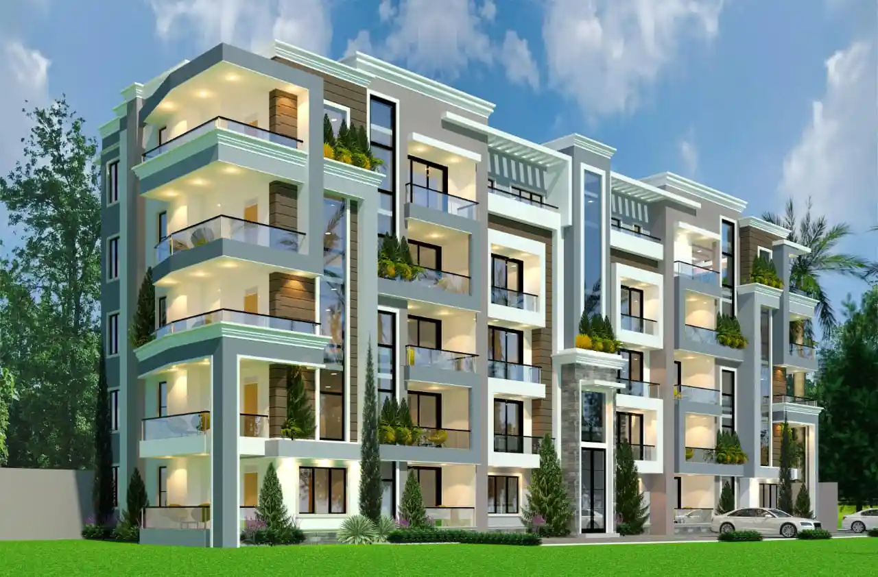 Front view rendering of the upcoming residence